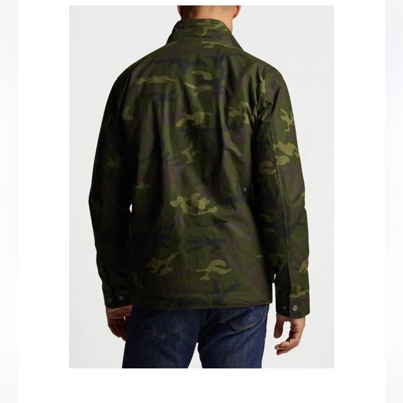 NEW Peter Millar Men's XL Olive Branch Camo Waxed Cotton Field Jacket $328 (A-4) - Picture 4 of 8